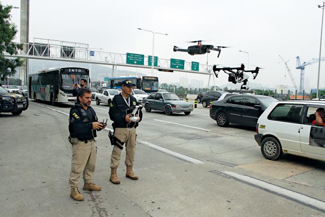 BR-101: drones e carro blindado contra o crime
