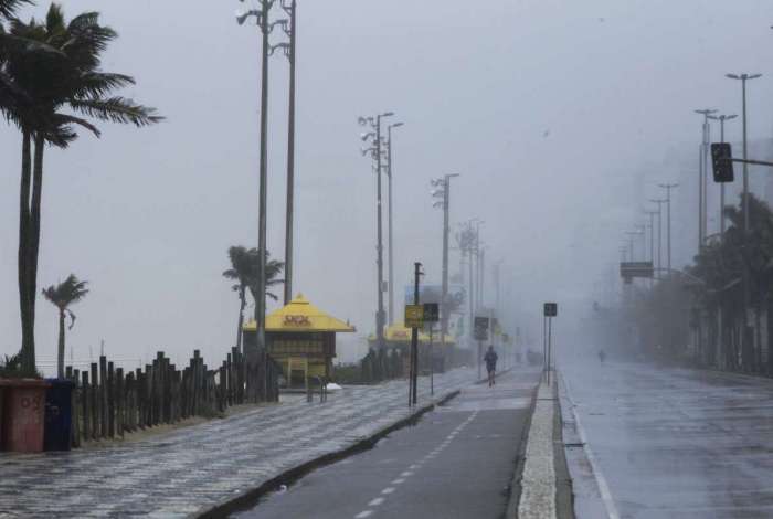 Ciclone passará pelo mar do Rio trazendo ventos gelados a partir de quarta-feira