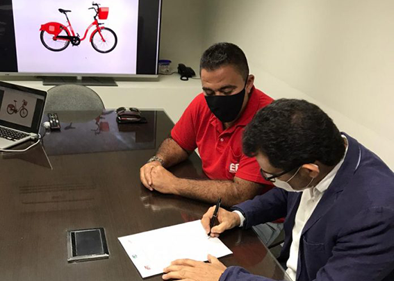Prefeitura apresenta estação das bicicletas vermelhinhas da EPT nesta quinta em Maricá-RJ