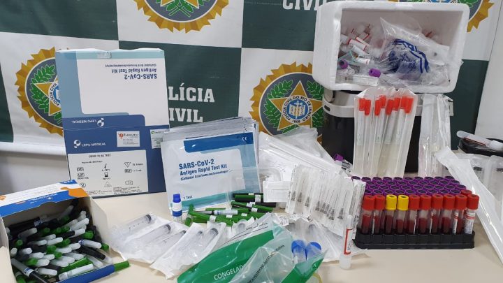 Presa após frauda exames de Covid-19 em Maricá