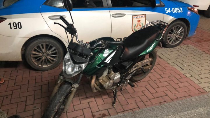 Preso em Maricá com moto roubada em São Gonçalo