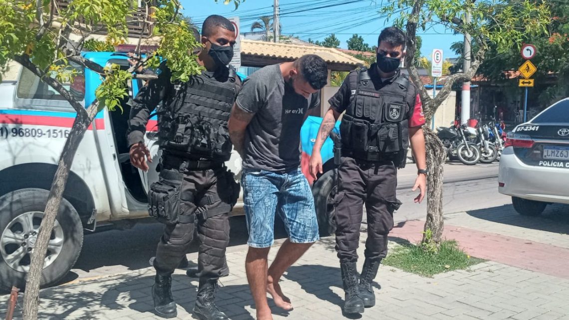 Foragido da Justiça é preso em Maricá-RJ Foragido da Justiça é preso em Maricá-RJ