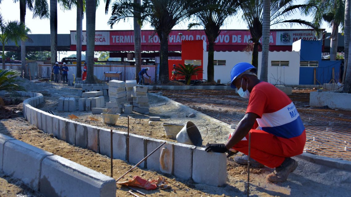 Revitalização da rodoviária do Centro deve ser concluída até julho Revitalização da rodoviária do Centro deve ser concluída até julho