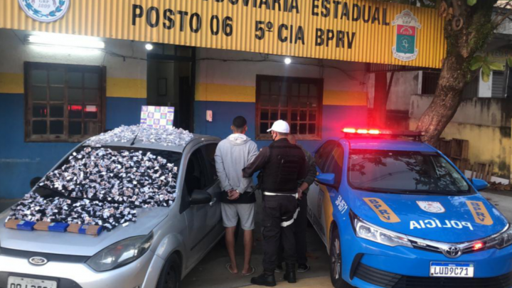 BPRv prende trio transportando uma carga de drogas com destino à Região dos Lagos