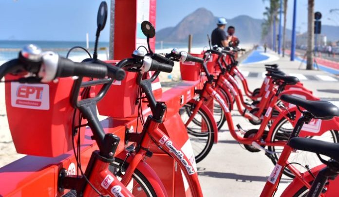 Itaipuaçu ganha mais uma estação das bikes vermelhinhas em Maricá