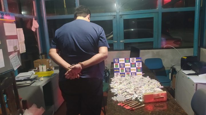 Homem é preso com grande quantidade de drogas em Saquarema