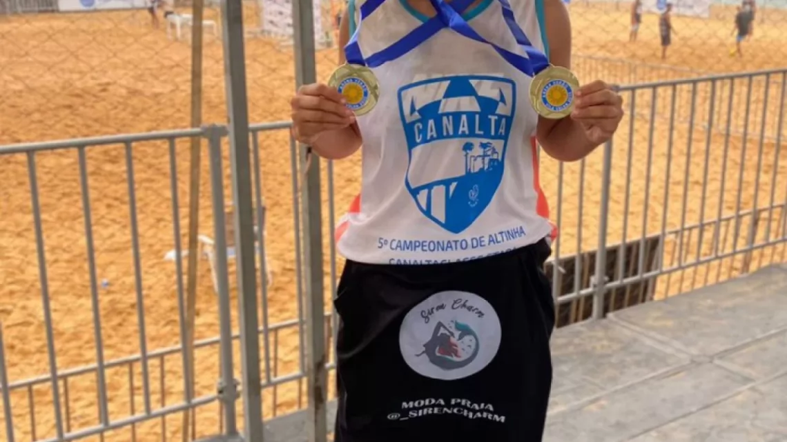 Moradora de Arraial do Cabo conquista medalha de melhor atleta em Campeonato Nacional de Altinha