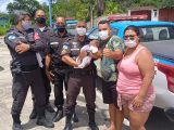 Policiais salvam recém-nascido asfixiado em Maricá