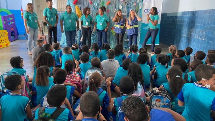 Mais de 500 crianças da rede pública aprendem boas práticas na redução do desperdício de água tratada