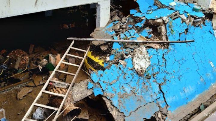 Tempestade causa prejuízos em Maricá