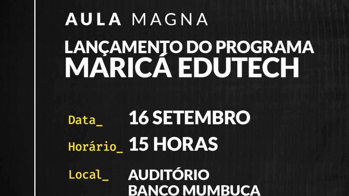 Maricá EduTech vai oferecer 200 vagas de cursos de qualificação em tecnologia da informação