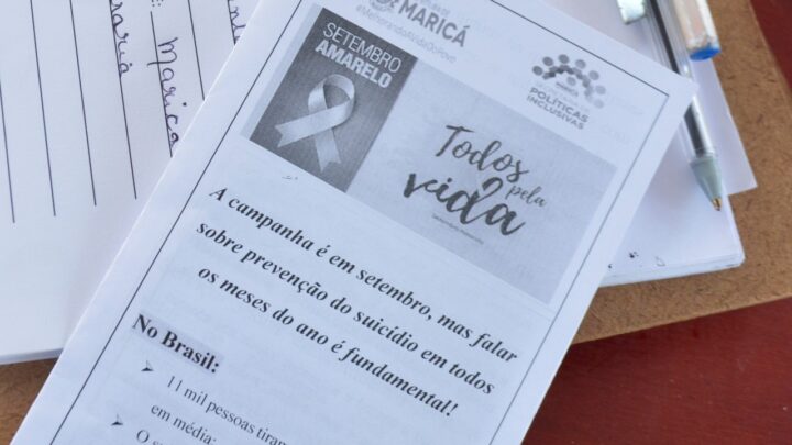 Prefeitura de Maricá promove ação especial de prevenção ao suicídio no Centro
