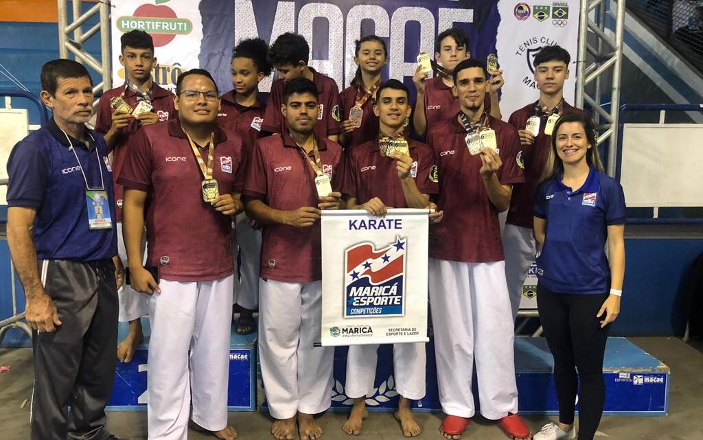 Atletas de Maricá conquistam 14 medalhas na Copa Macaé de Karatê