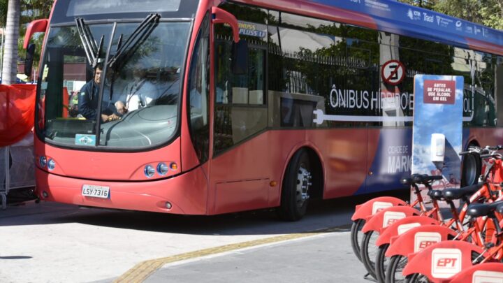 Maricá apresenta projeto do ônibus híbrido em congresso na Colômbia