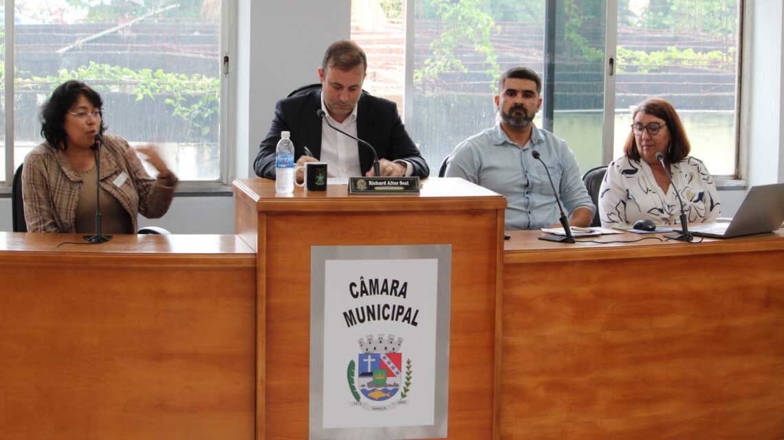 Secretaria de Saúde de Maricá apresenta prestação de contas na Câmara Municipal