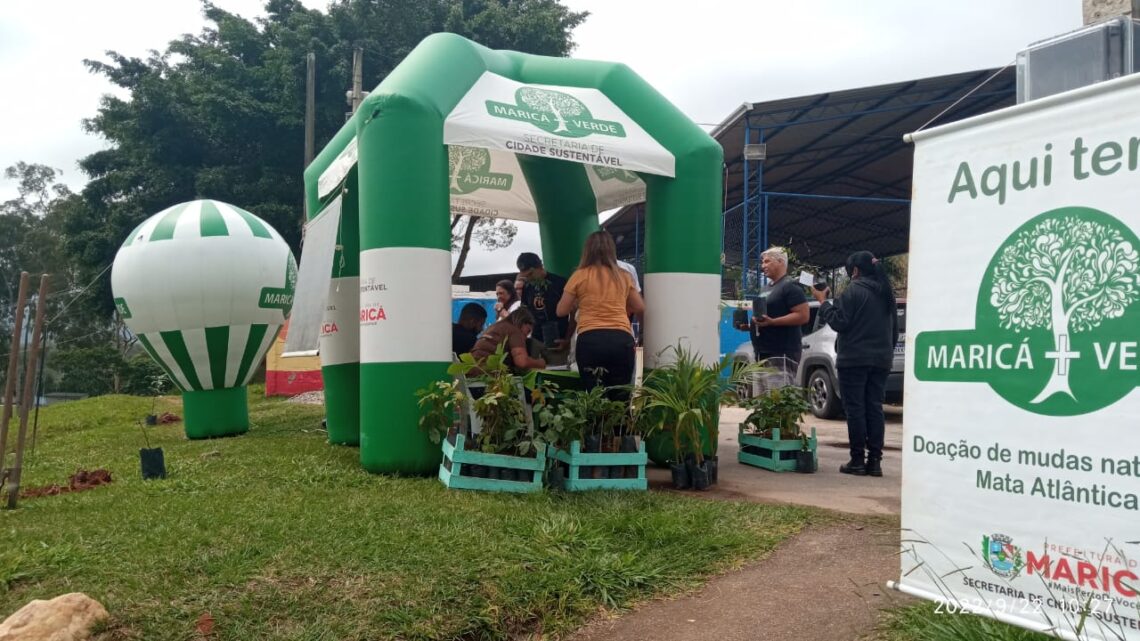Maricá+Verde distribui cerca de 200 mudas nativas da Mata Atlântica em Santa Paula￼
