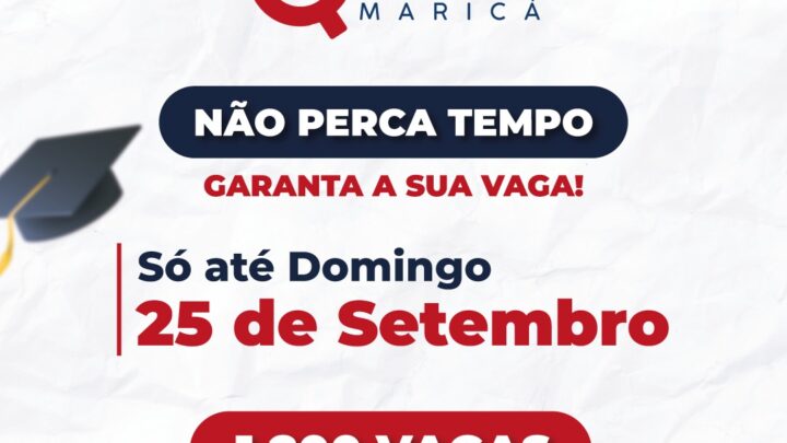 Qualifica Maricá: inscrições para cursos gratuitos encerram no domingo (25/09)￼