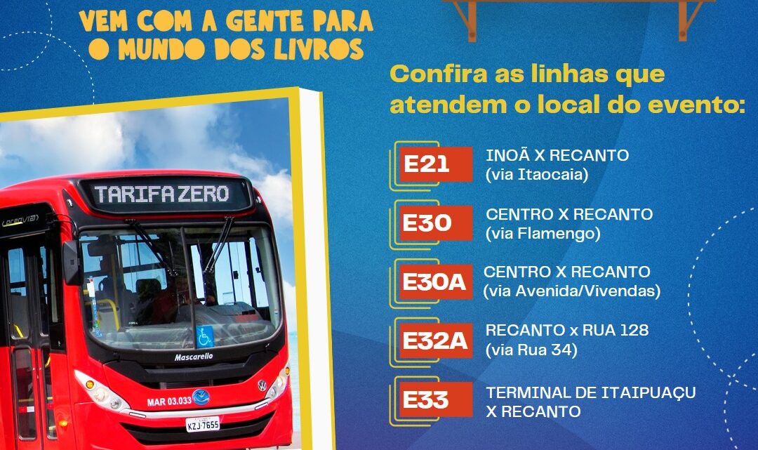 EPT dispõe de cinco linhas de ônibus para a FLIM