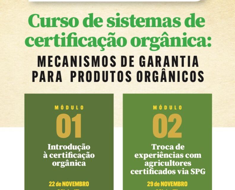 Biotec Maricá inicia curso de sistemas de certificação orgânica