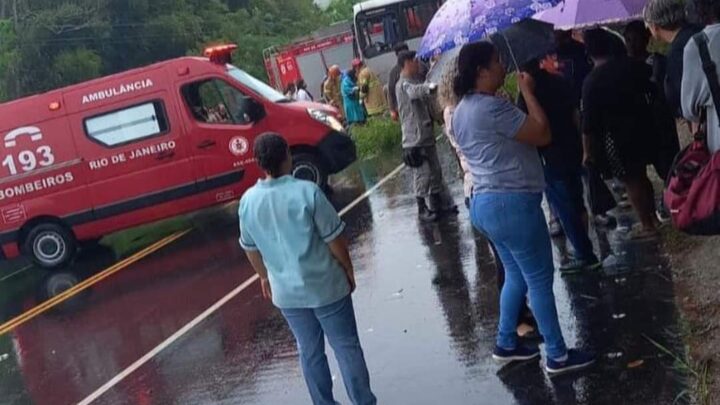 Acidente com ônibus deixa várias pessoas feridas em Saquarema – RJ