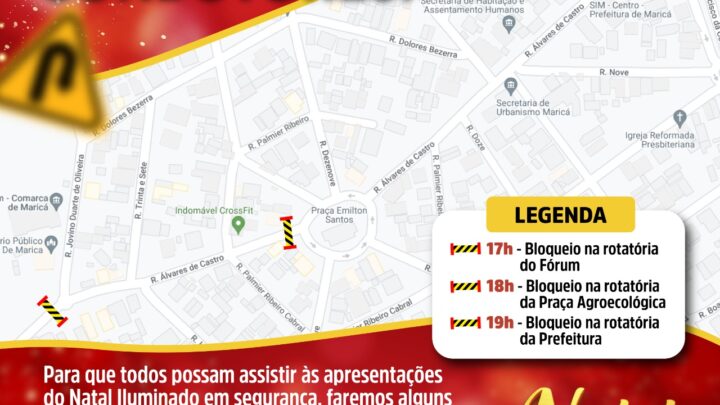 Prefeitura de Maricá altera trânsito e horários de ônibus durante Natal Iluminado