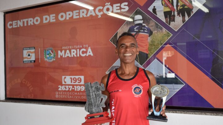 Agente da Defesa Civil de Maricá vence prova de ultramaratona no Paraná