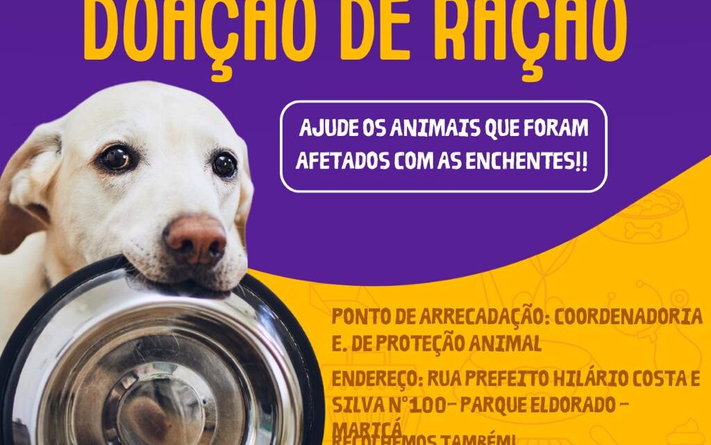Prefeitura faz ação para atender animais de pessoas desabrigadas em Maricá