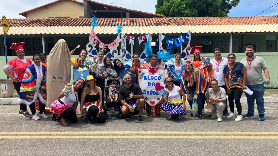 Saúde une folia e prevenção às IST no bloco “Pra brincar, tem que cuidar”