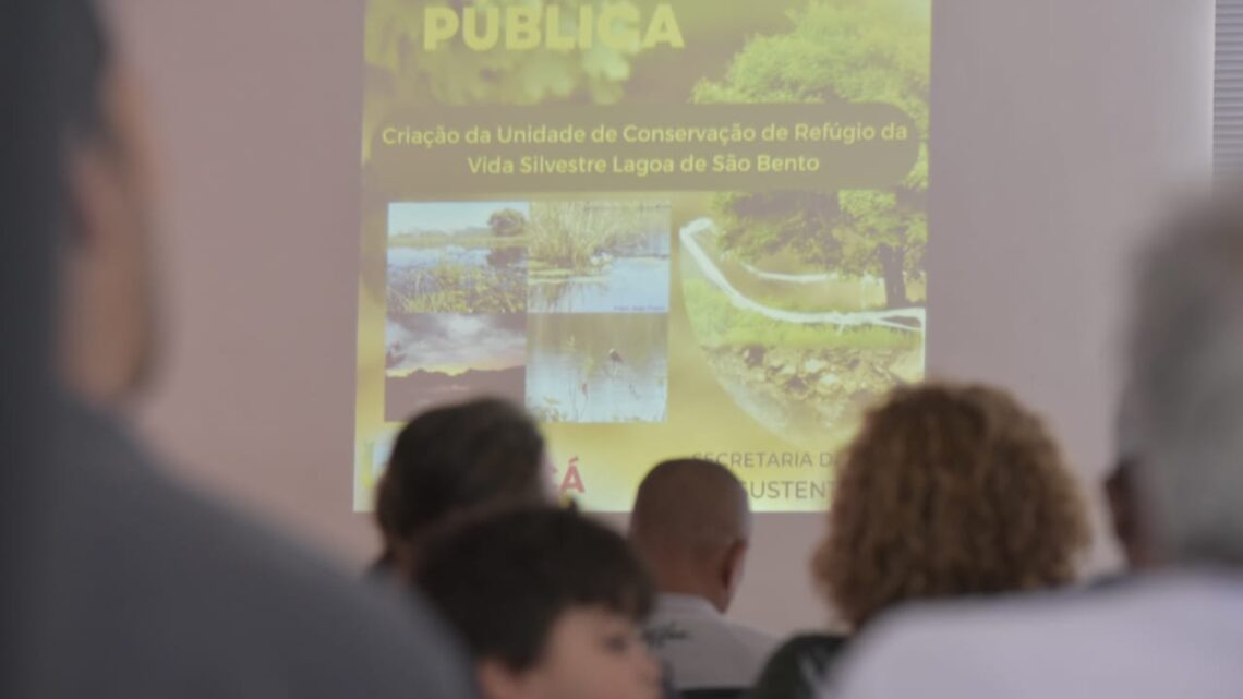 Cidade Sustentável promoveu Audiência Pública sobre criação de Unidade de Conservação na Lagoa de São Bento