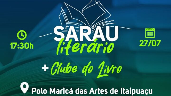 Secretaria de Cultura promove ‘Sarau Literário e o Clube do Livro’