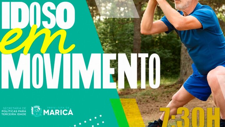 Terceira Idade de Maricá promove “aulão” ‘Idoso em Movimento’