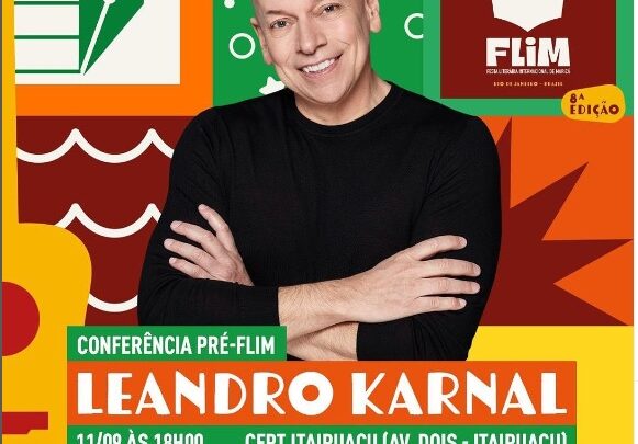 Leandro Karnal é o convidado da Pré-Conferência da Festa Literária de Maricá (FLIM) que acontece no próximo dia 11/09
