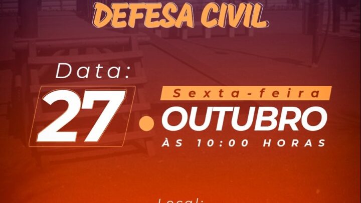 Defesa Civil Itinerante chega a Itaipuaçu nesta sexta-feira (27/10)