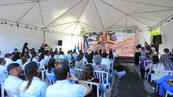Sanemar lança obras de tratamento de esgoto em Inoã