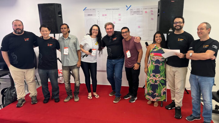 Alunos do Maricá Edutech participam de maratona de programação e inovação no auditório do Banco Mumbuca