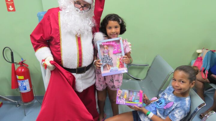 Saúde realizou ações de Natal nas unidades de Urgência e Emergência da cidade