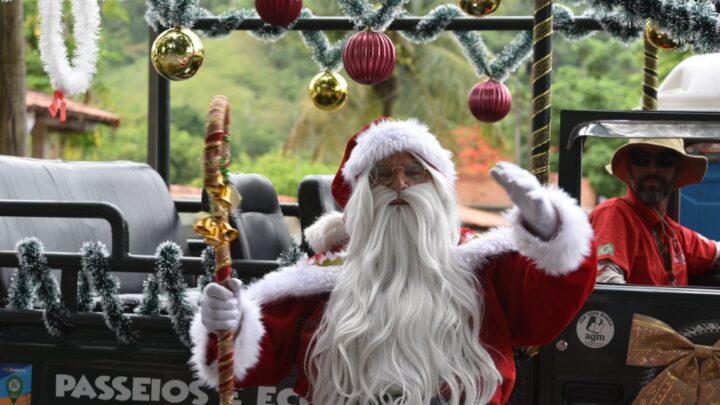 Papai Noel desembarca na última edição do Espraiado de Portas Abertas
