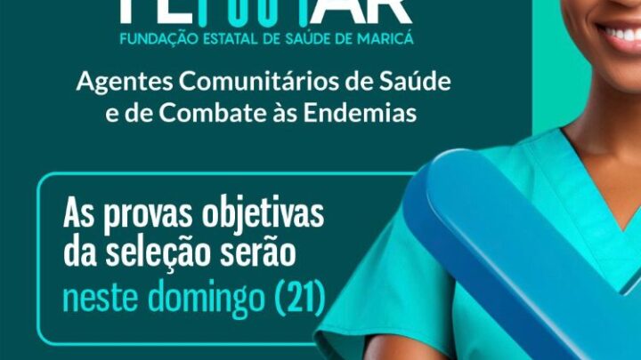 Provas do processo seletivo para agentes comunitários de saúde e combate às endemias acontecem neste domingo (21)