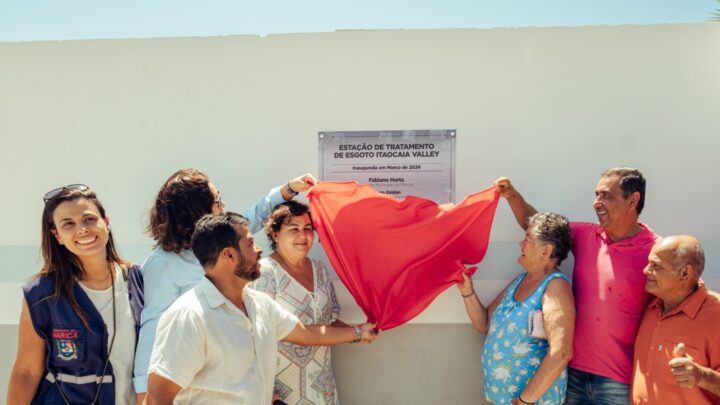 Maricá inaugura 2ª Estação de Tratamento de Esgoto em Itaipuaçu