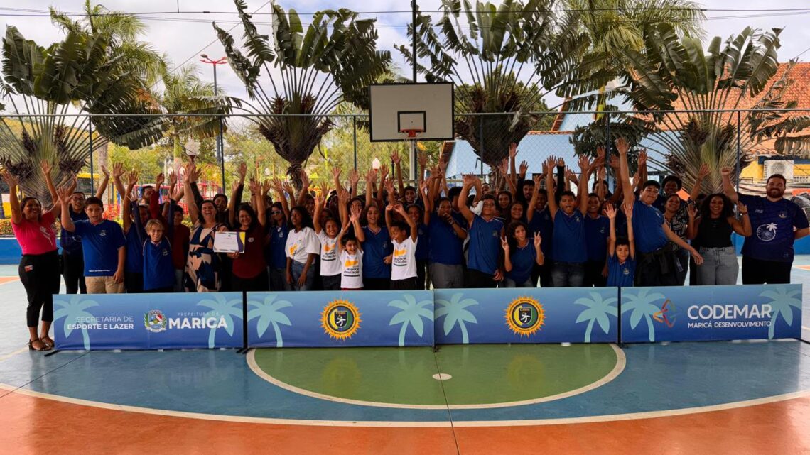 Clínica de handebol nas Unidades Escolares em Maricá atende mais de 1800 alunos