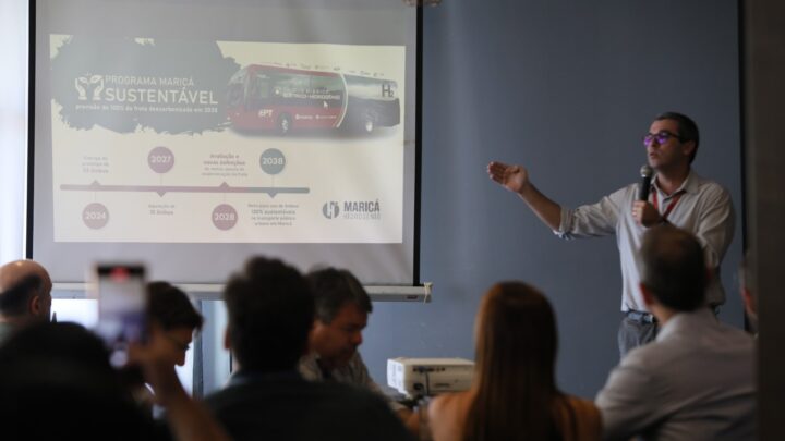 Ônibus movido à hidrogênio é destaque de seminário em Maricá