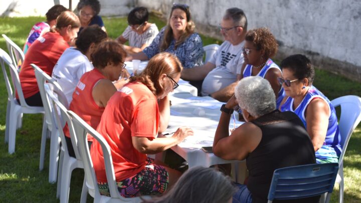Oficina de Histórias de Memórias na Casa da Terceira Idade de Bambuí