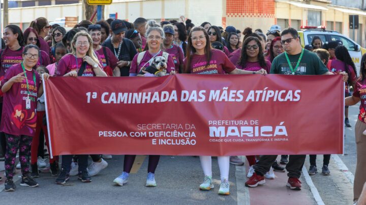 1ª Caminhada das Mães Atípicas reúne mais de 400 pessoas em Maricá