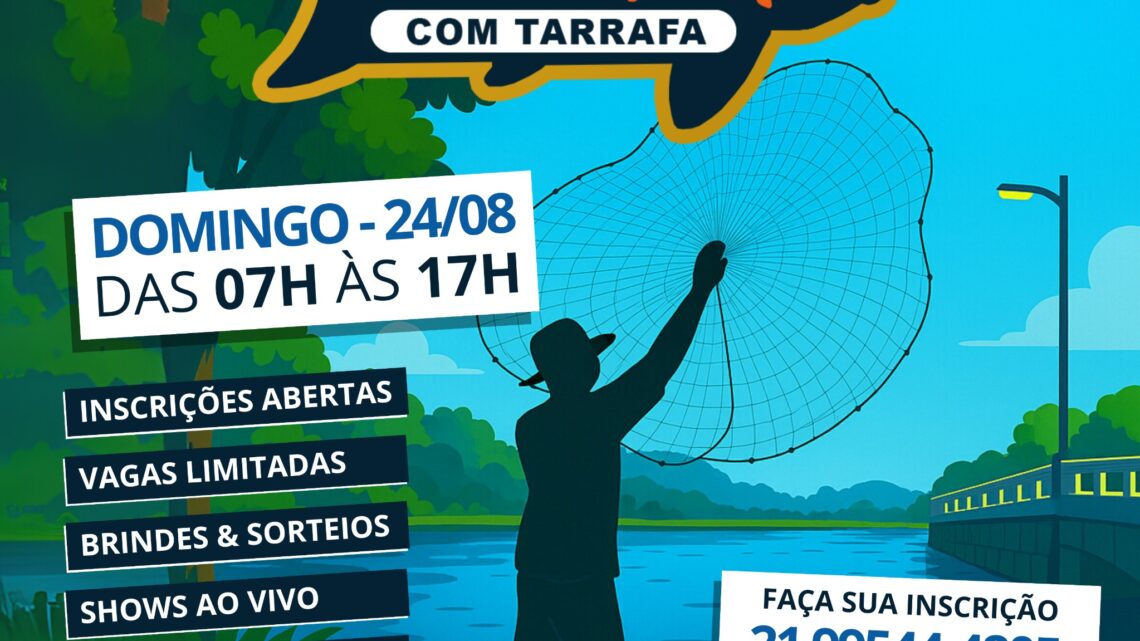 Prefeitura de Maricá abre inscrições para 4ª etapa do Circuito de Pesca Esportiva com Tarrafa Prefeitura de Maricá abre inscrições para 4ª etapa do Circuito de Pesca Esportiva com Tarrafa