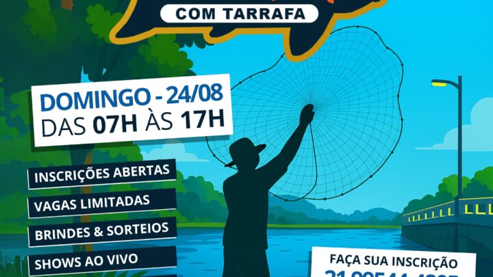 Prefeitura de Maricá abre inscrições para 4ª etapa do Circuito de Pesca Esportiva com Tarrafa
