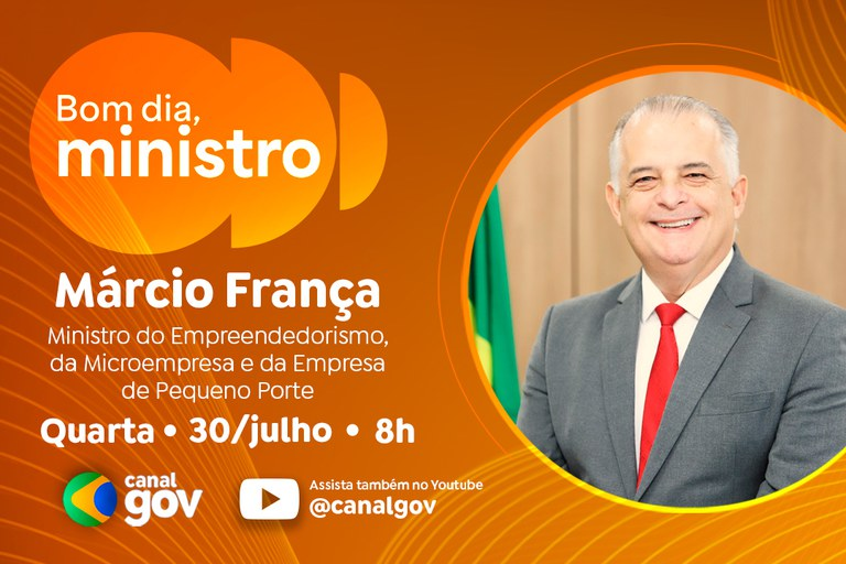 Márcio França detalha programa Acredita Exportação e iniciativas para MEIs no Bom Dia, Ministro desta quarta (30)