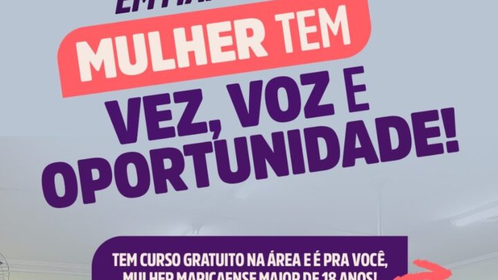 Prefeitura de Maricá abre inscrições para cursos gratuitos de Informática Básica e Educação Financeira voltados para mulheres