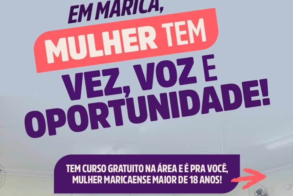 Prefeitura de Maricá abre inscrições para cursos gratuitos de Informática Básica e Educação Financeira voltados para mulheres Prefeitura de Maricá abre inscrições para cursos gratuitos de Informática Básica e Educação Financeira voltados para mulheres