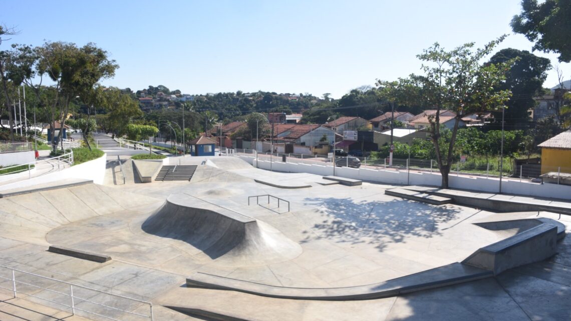 Prefeitura de Maricá realiza visita técnica na nova pista de skate do Boqueirão Prefeitura de Maricá realiza visita técnica na nova pista de skate do Boqueirão