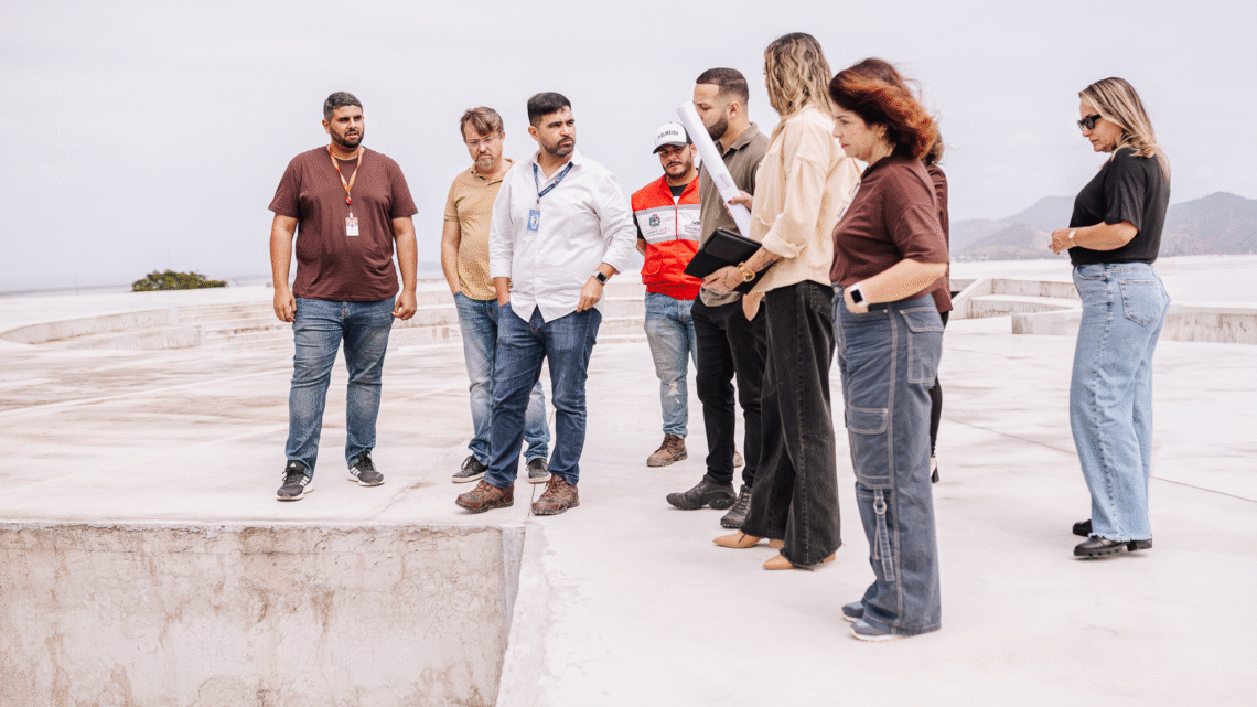 Prefeitura de Maricá realiza visita técnica para retomada das obras do Mirante das Utopias Prefeitura de Maricá realiza visita técnica para retomada das obras do Mirante das Utopias